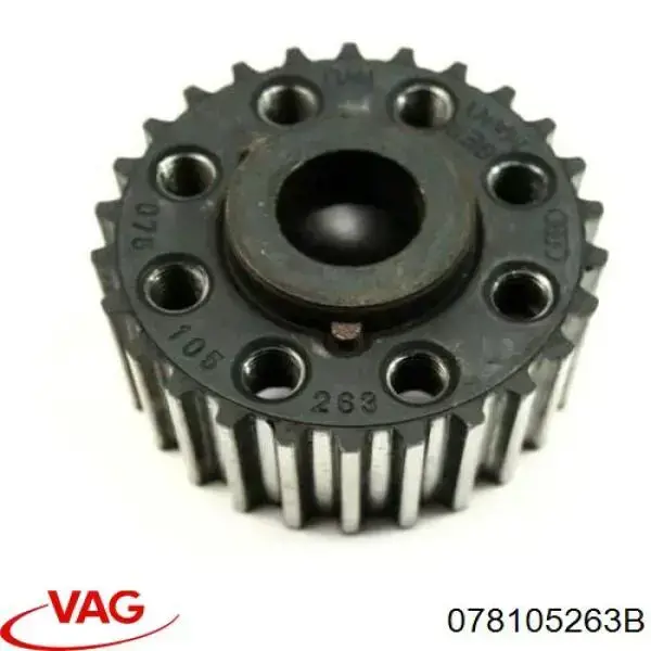 Зірочка приводу коленвала двигуна VAG 078105263B ціна, від 79.01 USD