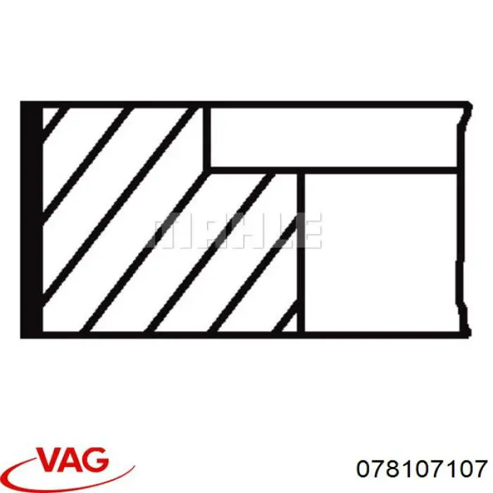 Поршня, 2-й ремонт (+0,50) VAG 078107107 ціна, від 106.15 USD