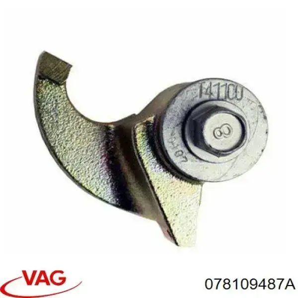Кронштейн натягувача ременя ГРМ VAG 078109487A ціна, від 24.06 USD