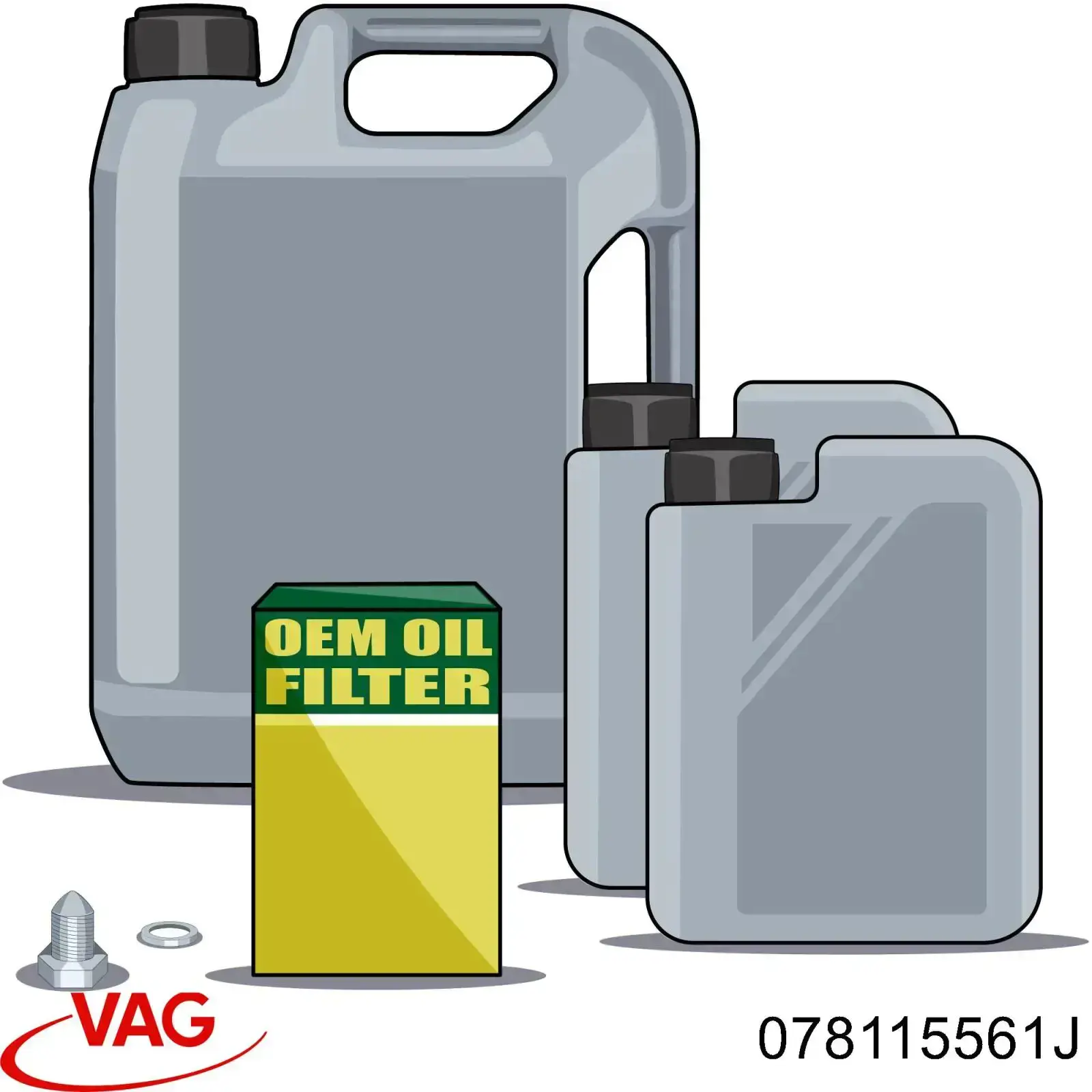 Масляний фільтр 078115561J VAG