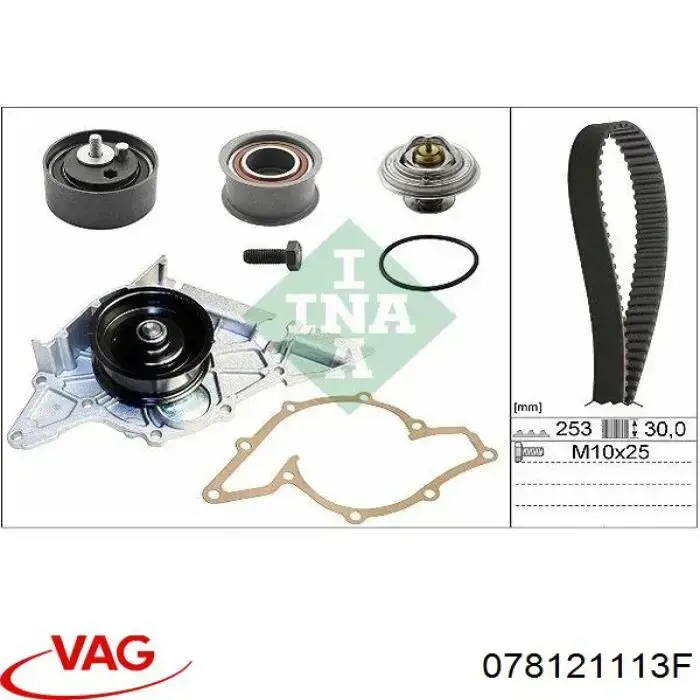 078121113F VAG Авто термостат