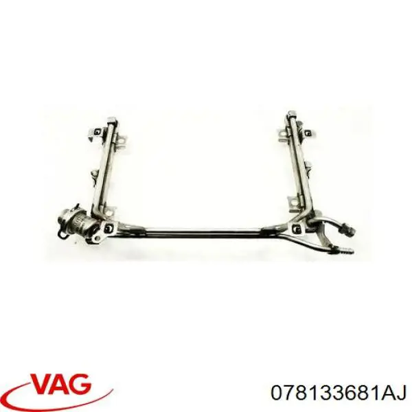 Рампа форсунок системи упорскування палива VAG 078133681AJ ціна, від 9.69 USD