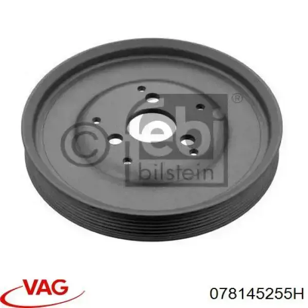 Купити 078145255H VAG Шків насосу гідропідсилювача керма (ГПК)