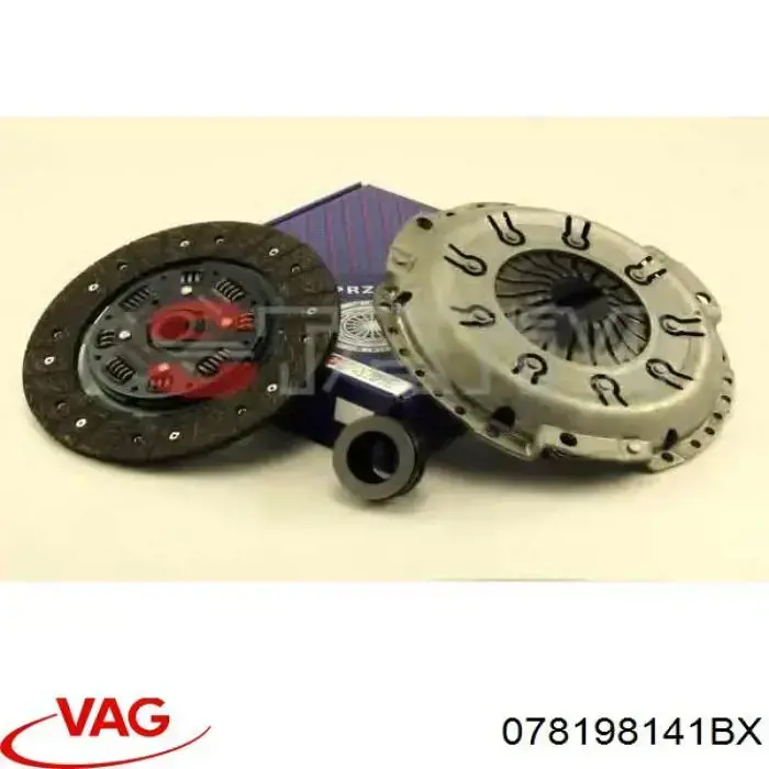 Купити 078198141BX VAG Комплект зчеплення (диск, корзина, підшипник)