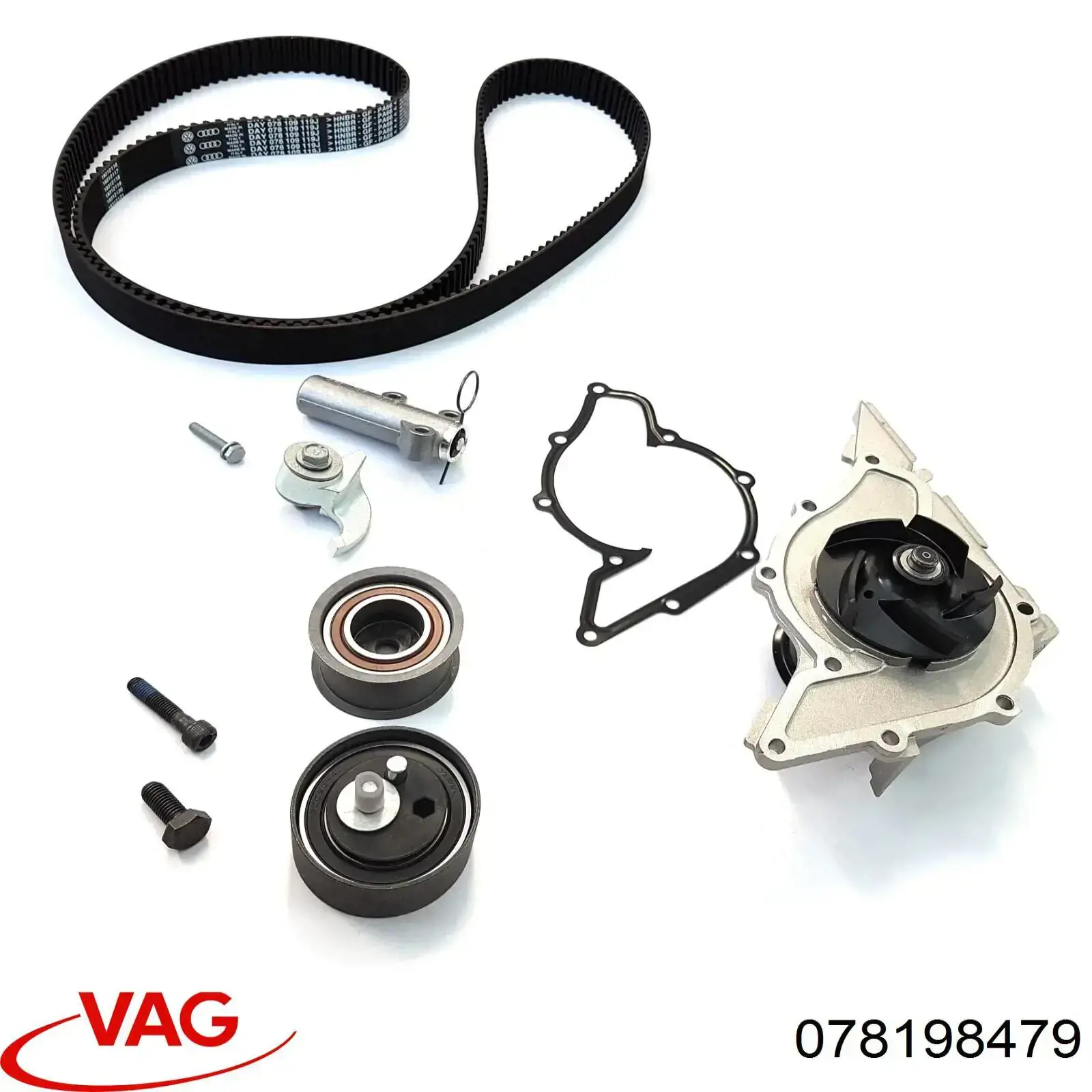 Комплект ГРМ VAG 078198479 ціна, від 183.91 USD