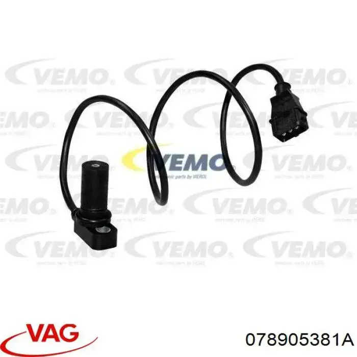 Датчик положення колінвала VAG 078905381A
