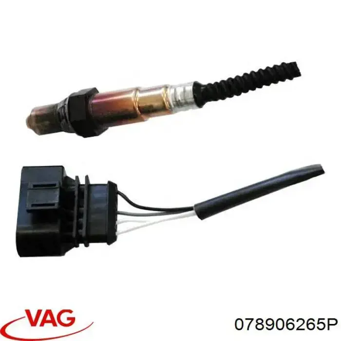 Лямбда-зонд, датчик кисню після каталізатора, лівий 078906265P VAG