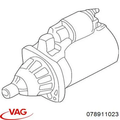 Стартер VAG 078911023 ціна, від 88.69 USD