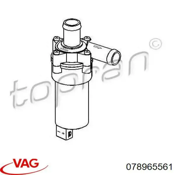 078965561 VAG Помпа водяна, додатковий електричний