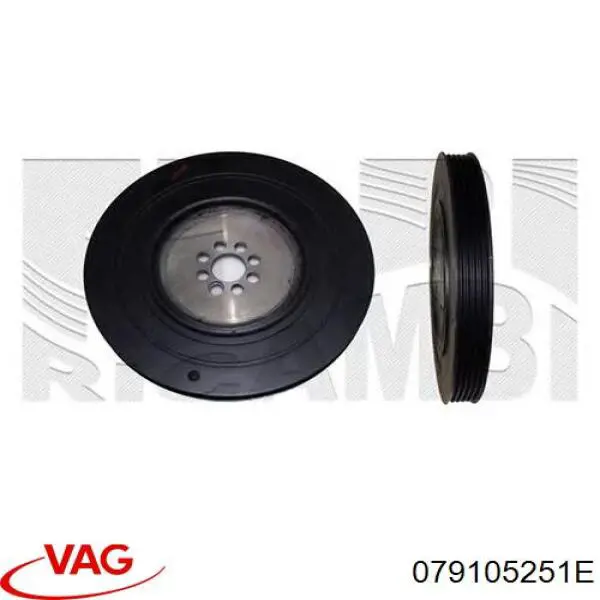 Шків колінвала (демпфер ) VAG 079105251E ціна, від 63.35 USD