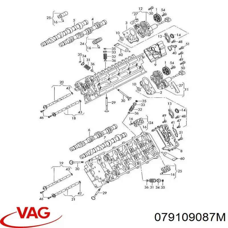  VAG 079109087M ціна, від 551.51 USD