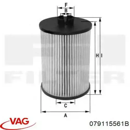 Масляний фільтр 079115561B VAG