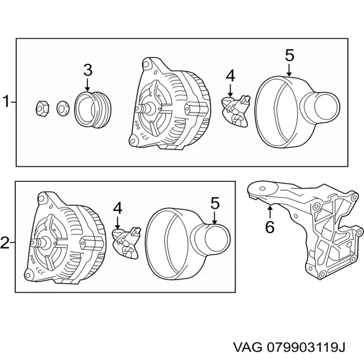 079903119J VAG 