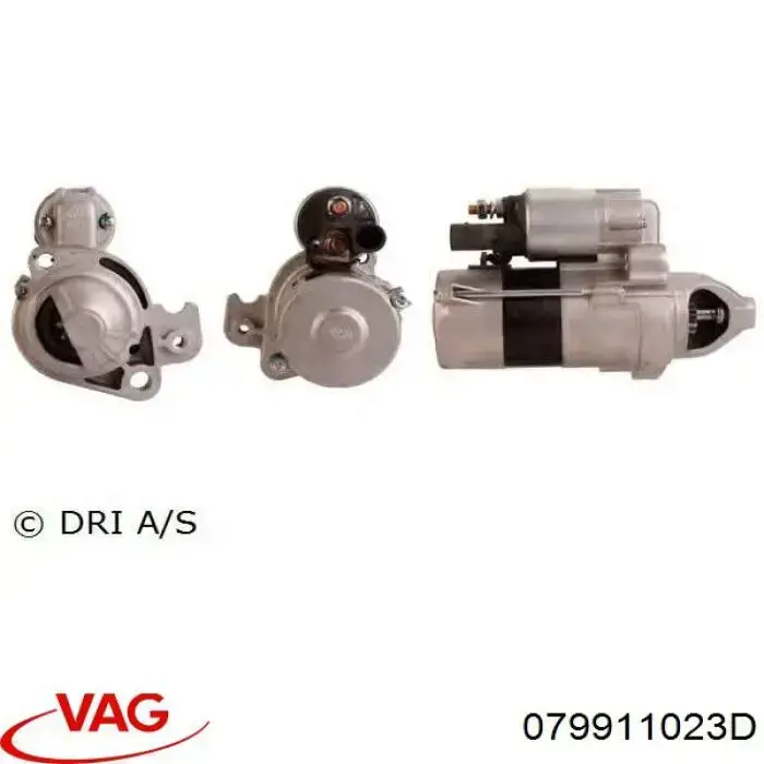 Стартер VAG 079911023DX ціна, від 108.78 USD