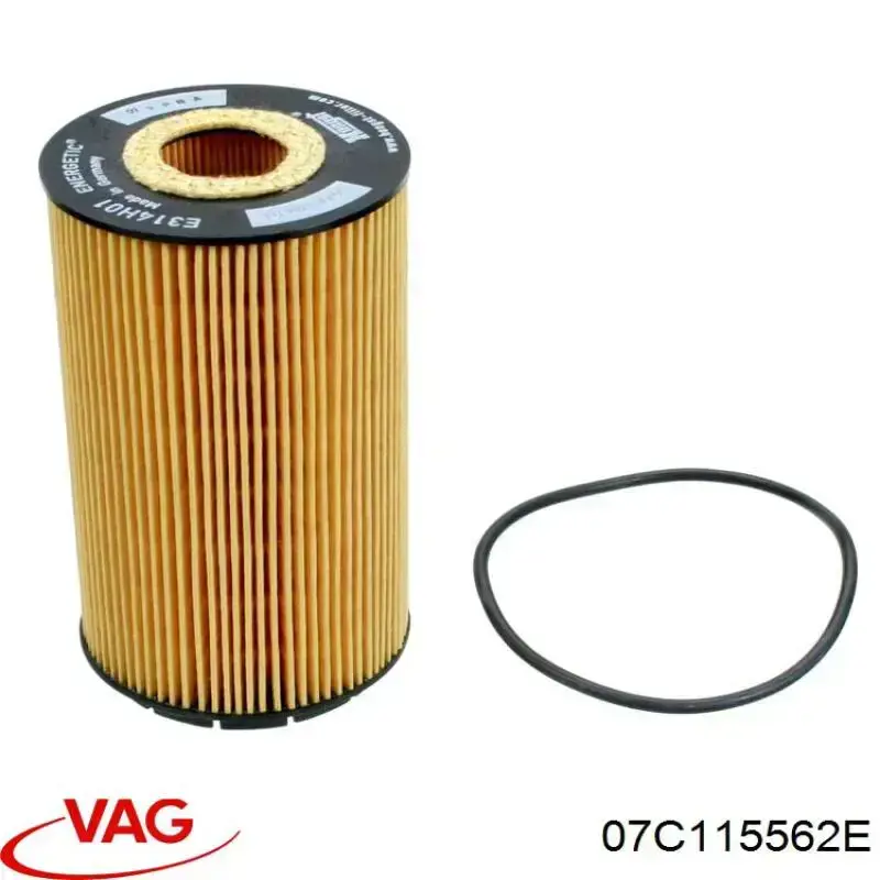 07C115562E VAG фільтр масляний