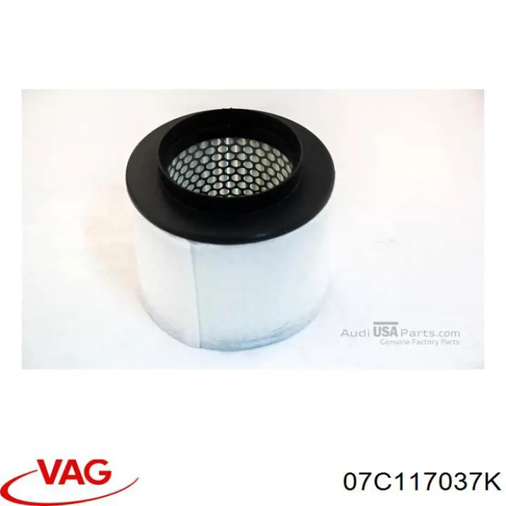 07C117037K VAG радіатор масляний (холодильник, під фільтром)