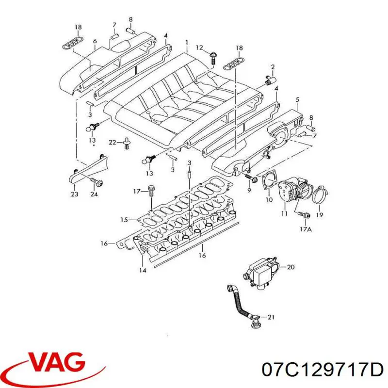  VAG 07C129717D ціна, від 133.77 USD
