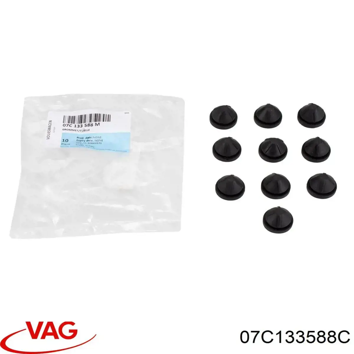 Подушка корпусу повітряного фільтра VAG 07C133588C ціна, від 5.63 USD