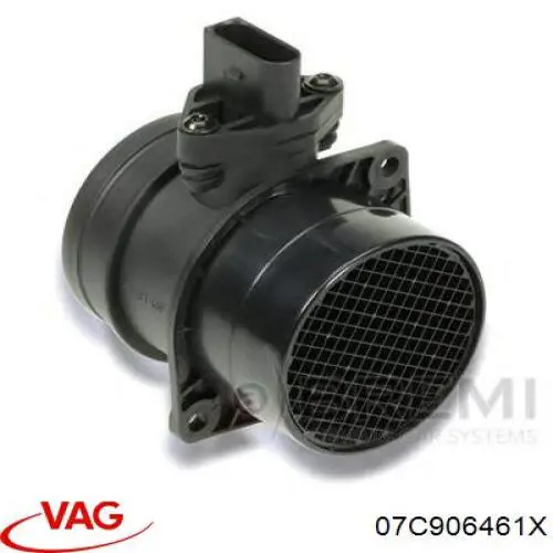 Датчик масової витрати повітря VAG 07C906461X ціна, від 51.81 USD