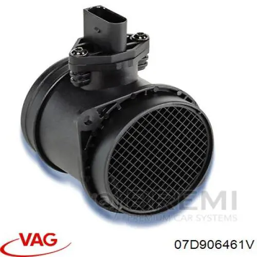 Датчик масової витрати повітря VAG 07D906461V ціна, від 88.13 USD
