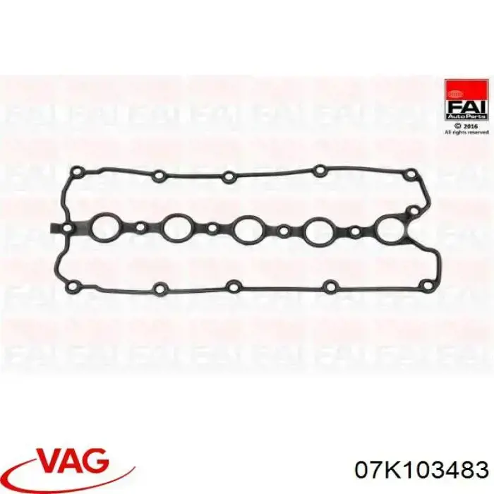 Прокладка клапанної кришки двигуна VAG 07K103483 ціна, від 19.62 USD
