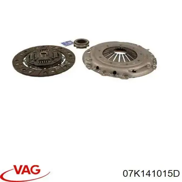 07K141015D VAG комплект зчеплення (3 частини)