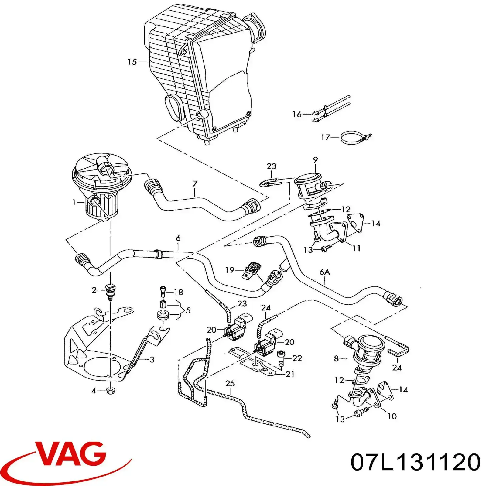  VAG 07L131120 ціна, від 5.22 USD
