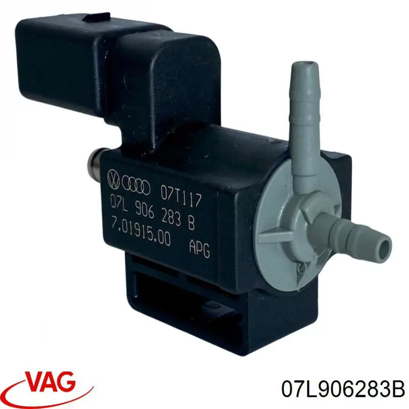 Клапан перетворювач тиску наддуву (соленоїд) VAG 07L906283C ціна, від 112.56 USD
