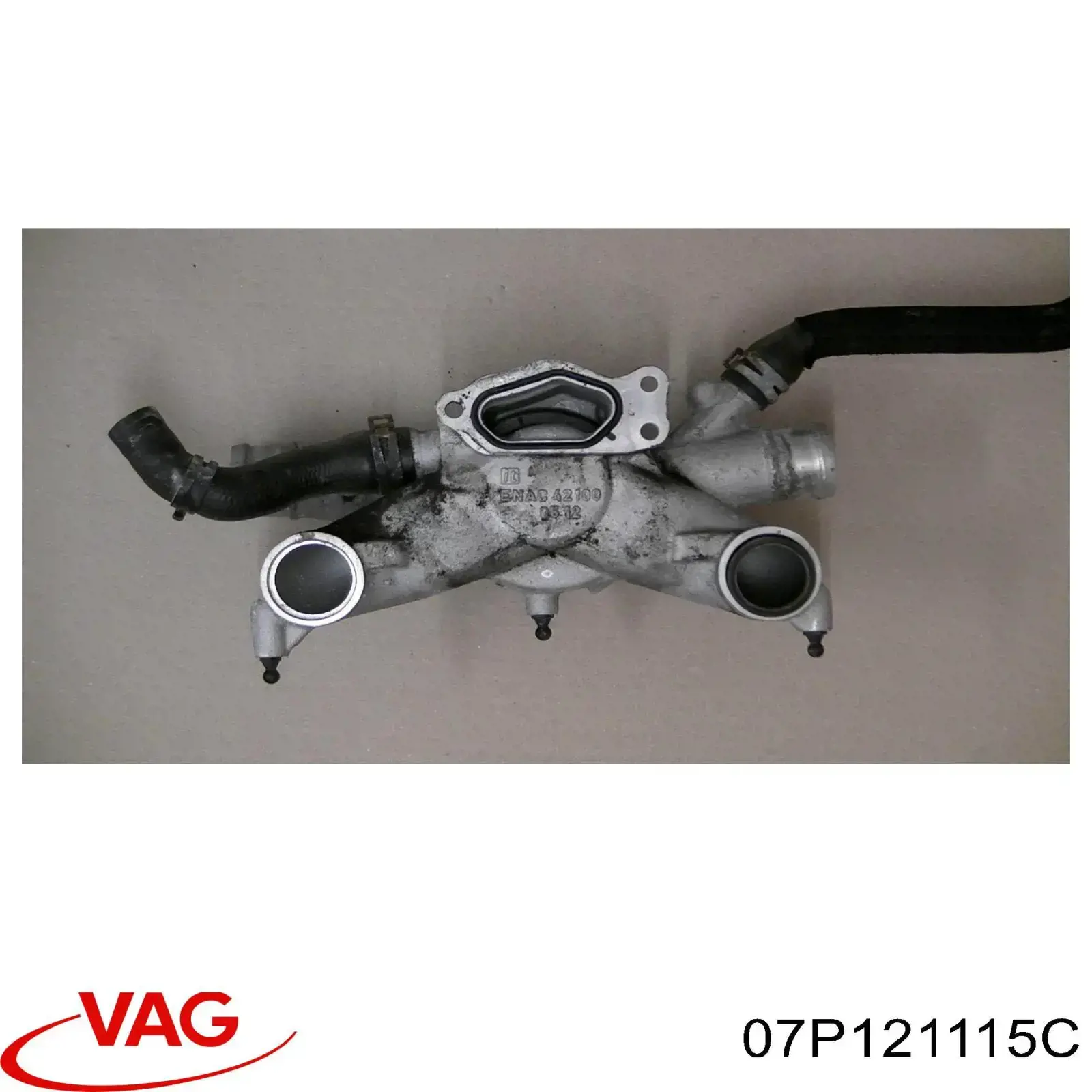 07P121115C VAG Корпус термостата в зборі