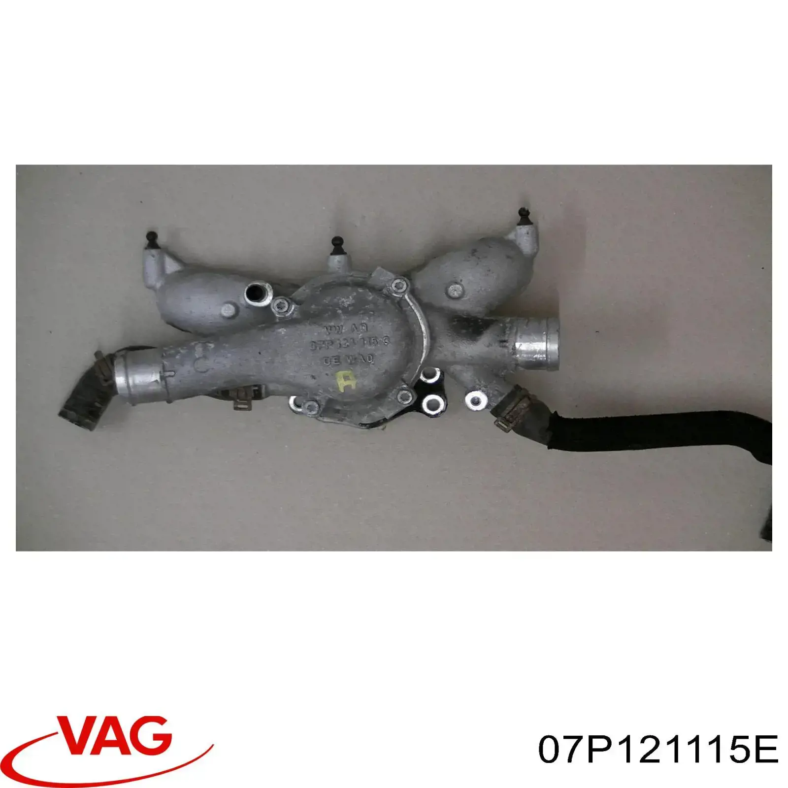07P121115E VAG Корпус термостата в зборі
