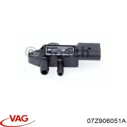 Датчик тиску вихлопних газів VAG 07Z906051A