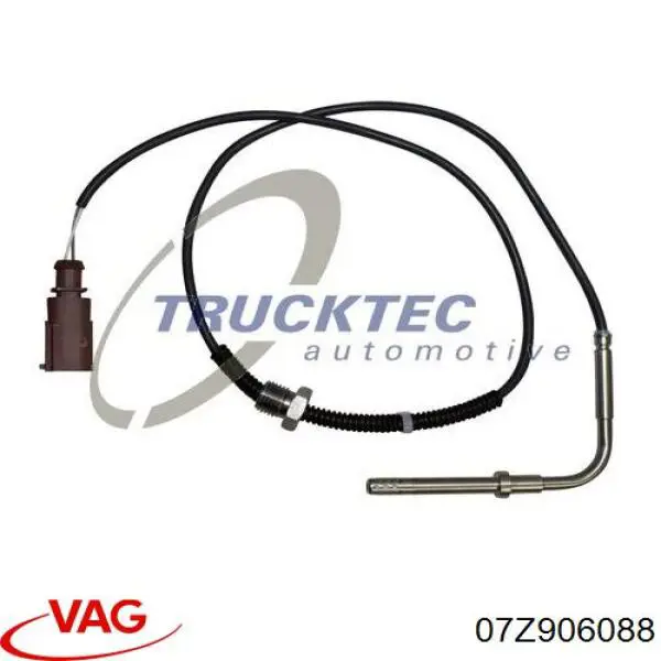 07Z906088 VAG Датчик температури відпрацьованих газів (ВГ), перед фільтром сажі
