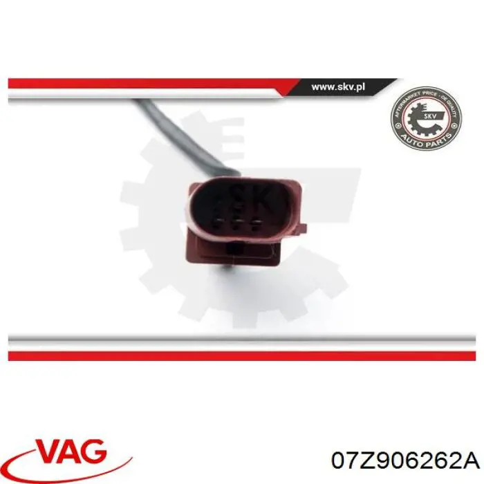 Купити 07Z906262A VAG Лямбда-зонд, датчик кисню до каталізатора, лівий