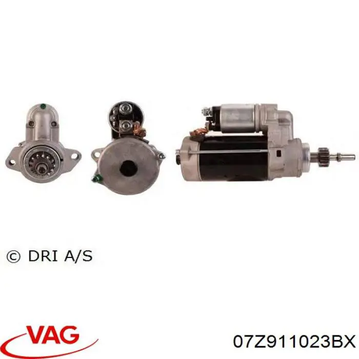 Стартер VAG 07Z911023BX ціна, від 76.02 USD