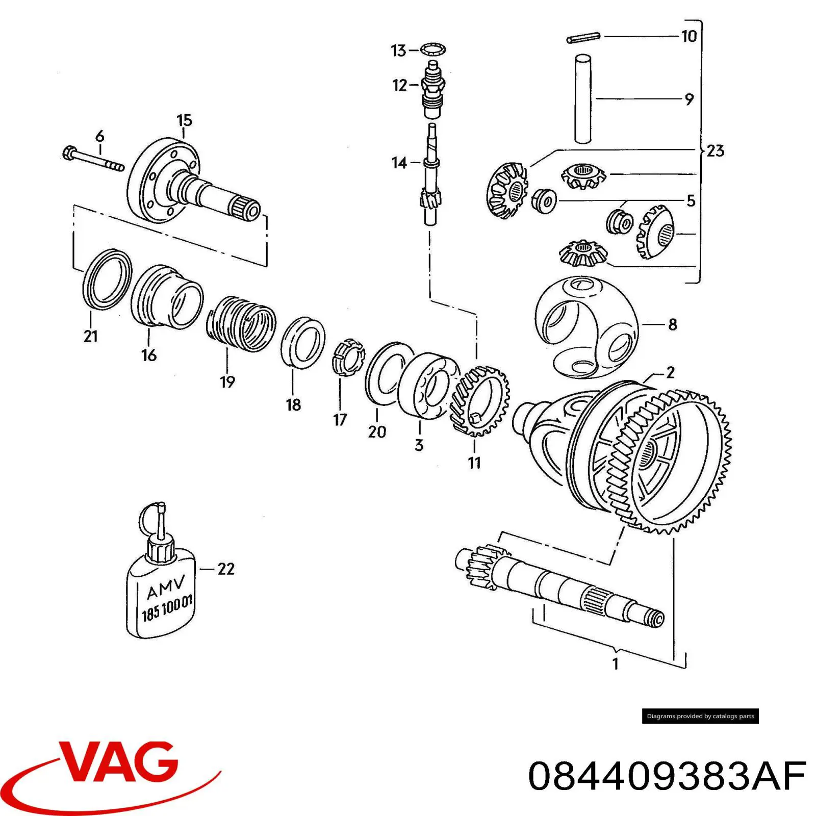  VAG 084409383AF ціна, від 2.59 USD