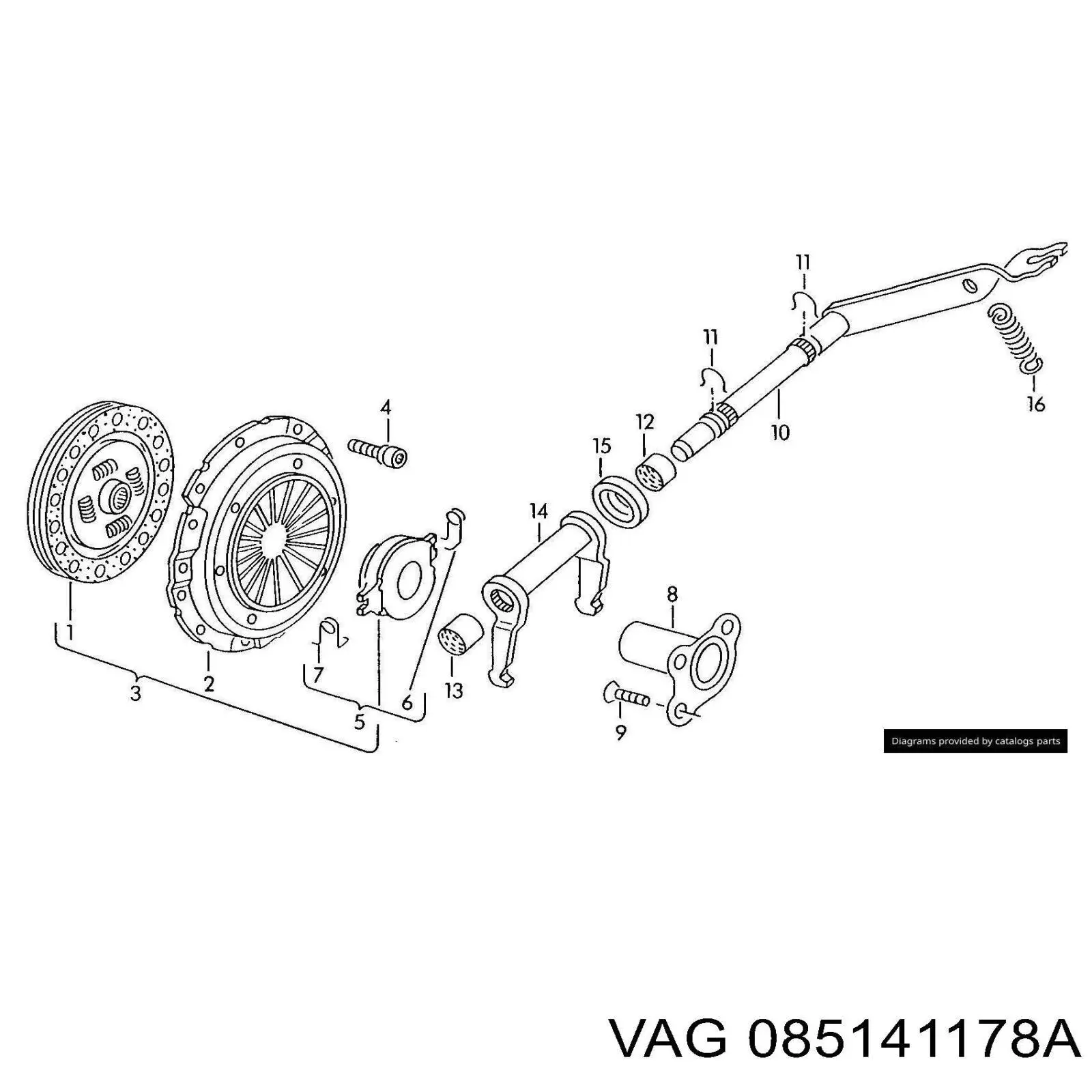  VAG 085141178A ціна, від 5.45 USD