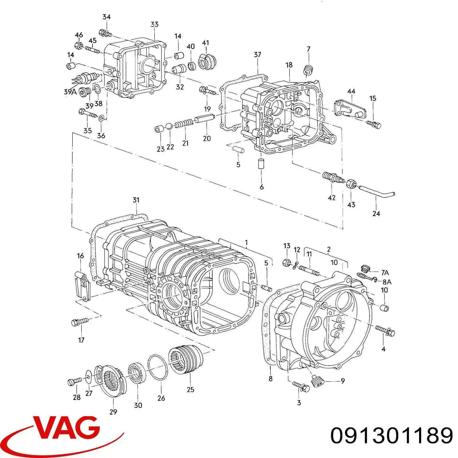 Сальник півосі переднього моста VAG 091301189 ціна, від 1.95 USD