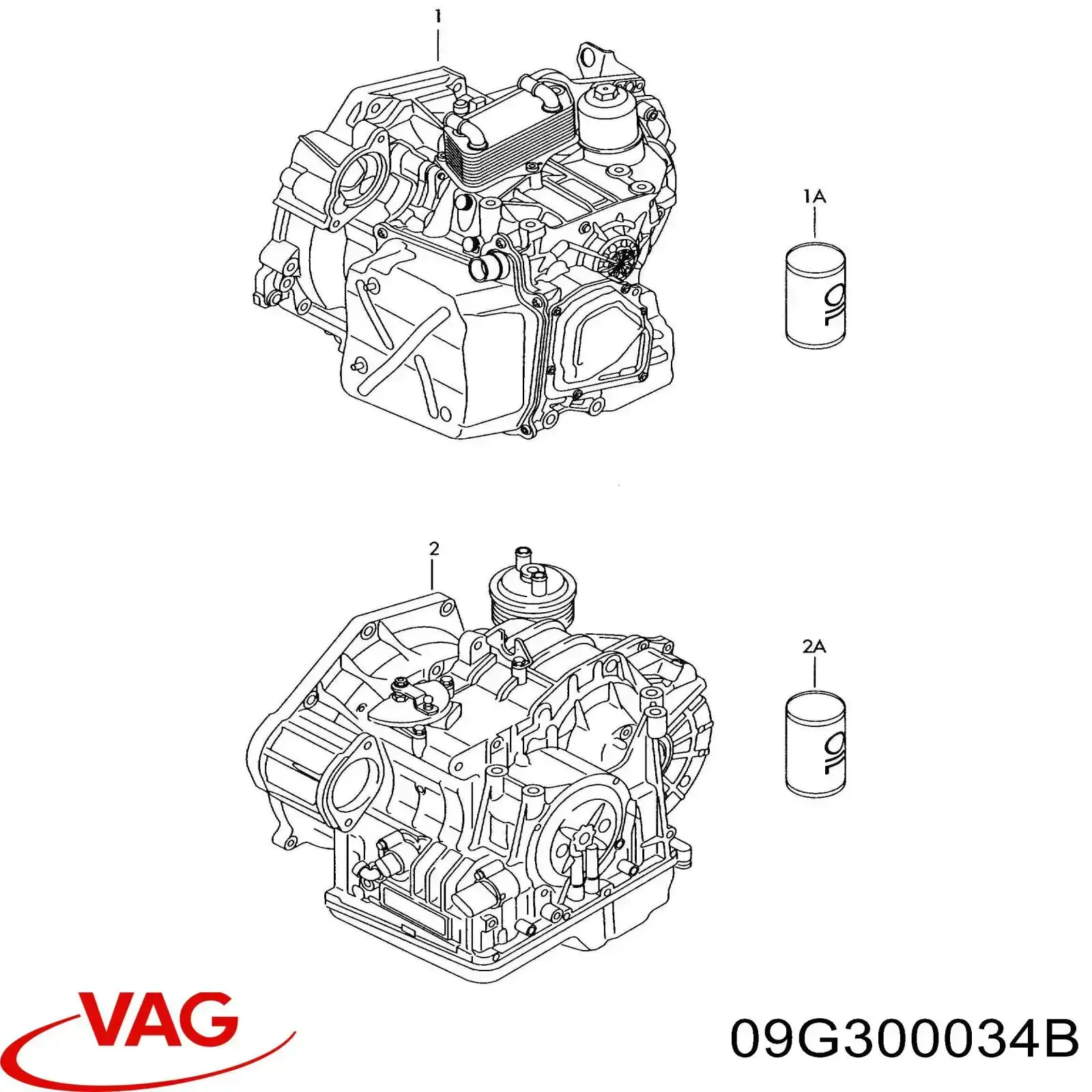 Коробка передач автомат VAG 09G300034B ціна, від 484.73 USD