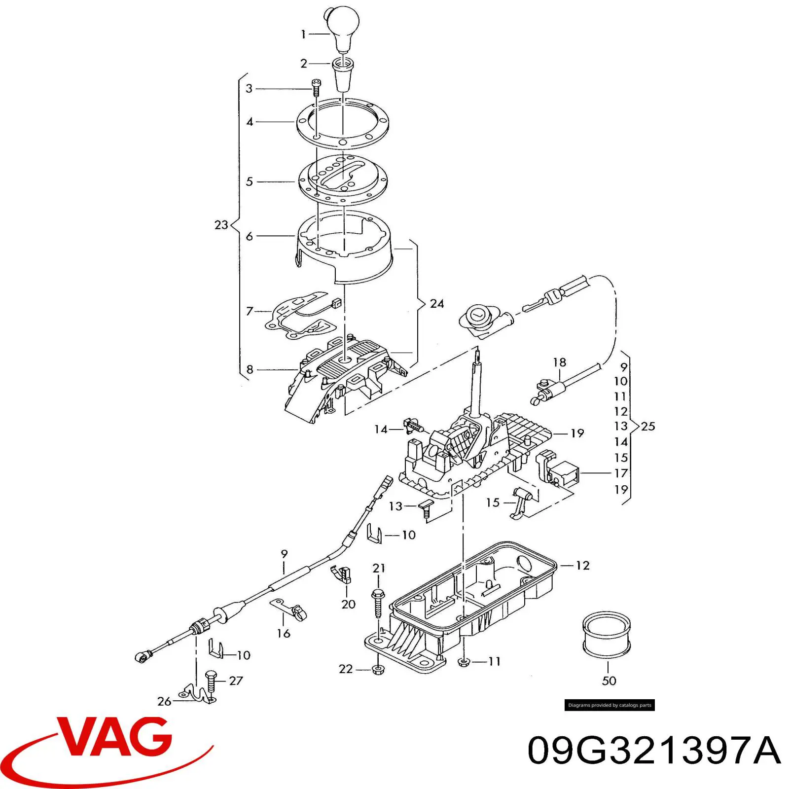  VAG 09G321397A ціна, від 3.45 USD