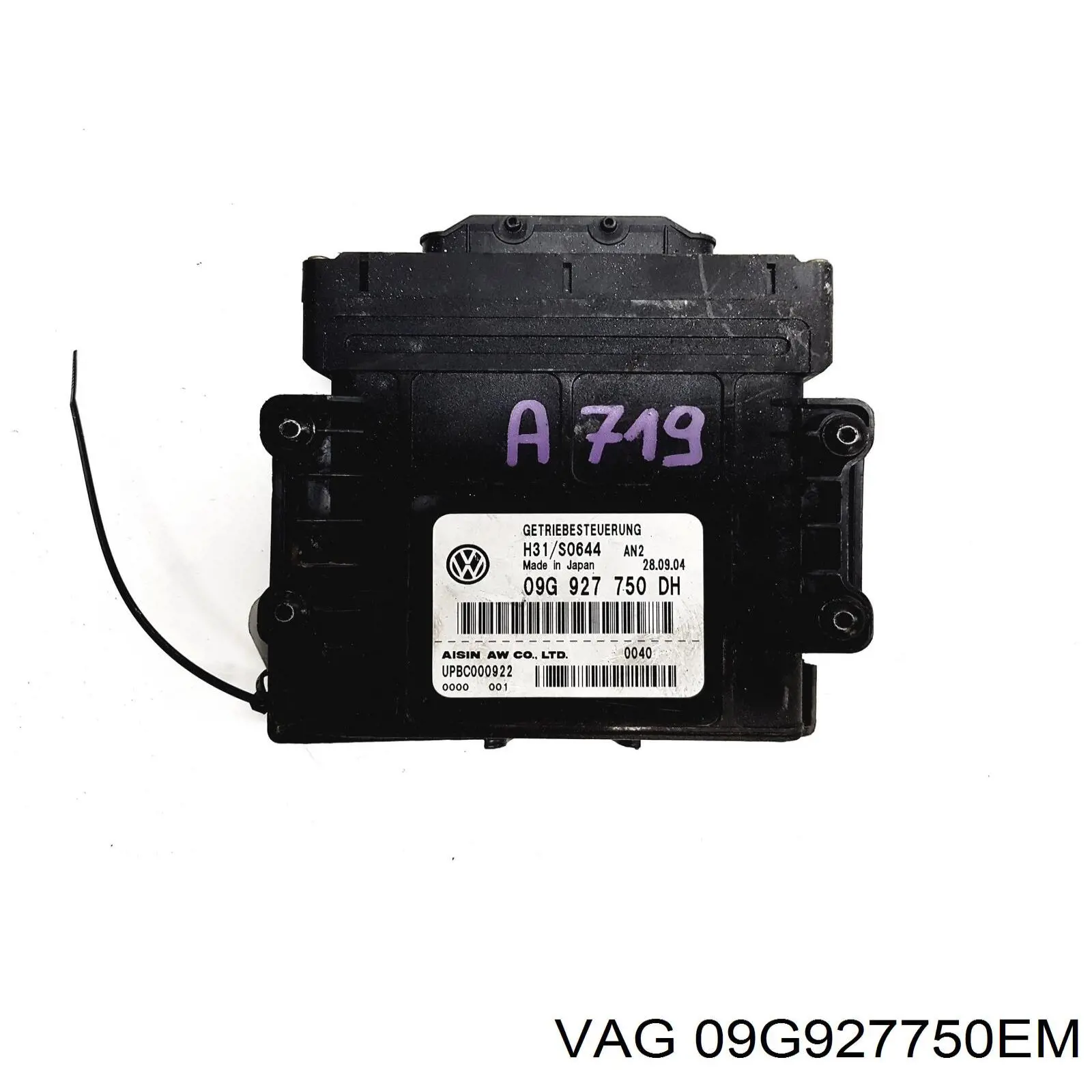 09G927750DA VAG 