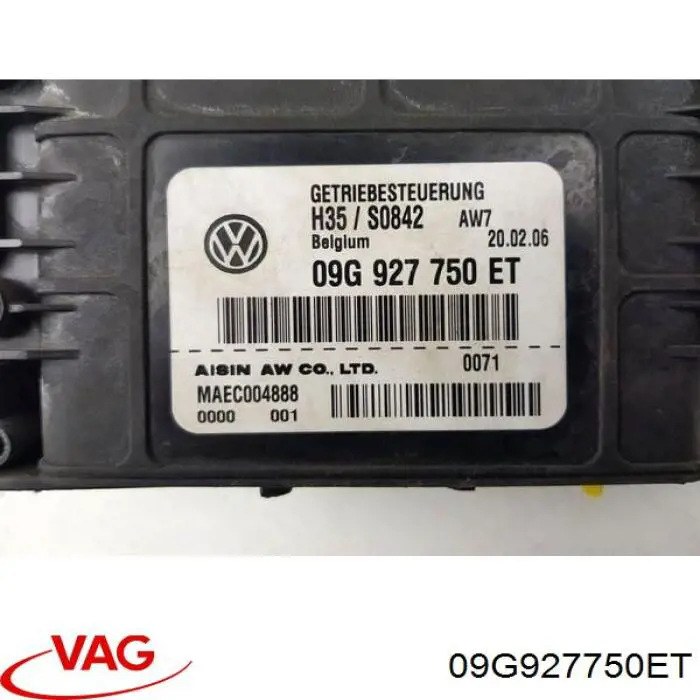 09G927750DK VAG 