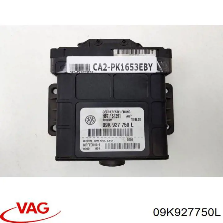 Блок управління акпп VAG 09K927750L ціна, від 92.82 USD