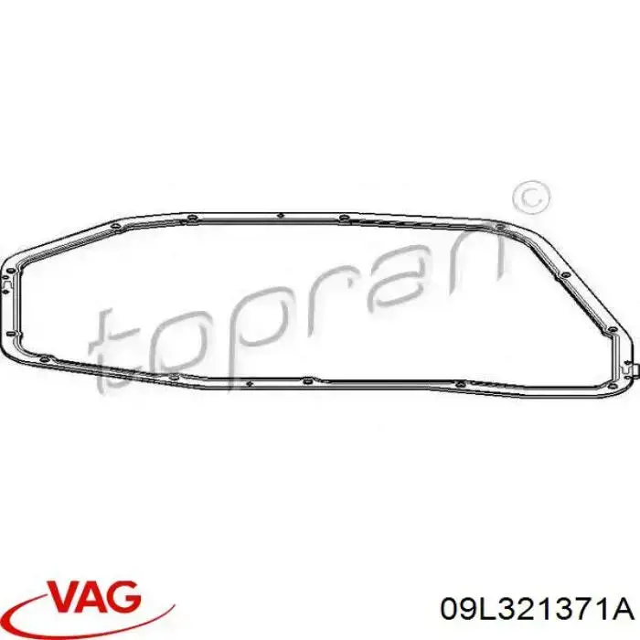 Прокладка піддону АКПП VAG 09L321371A