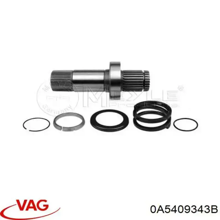 Купити 0A5409343B VAG Приводний вал проміжний