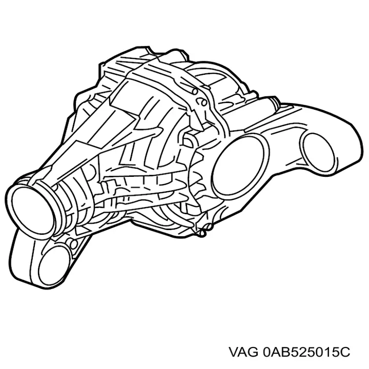 Редуктор колісний моста заднього VAG 0AB525015C ціна, від 92.80 USD