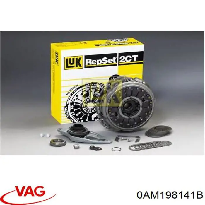 Комплект зчеплення (3 частини) VAG 0AM198141B ціна, від 462.84 USD