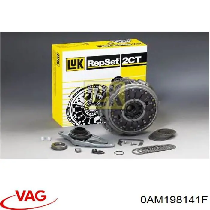 Комплект зчеплення (3 частини) VAG 0AM198141F ціна, від 493.55 USD