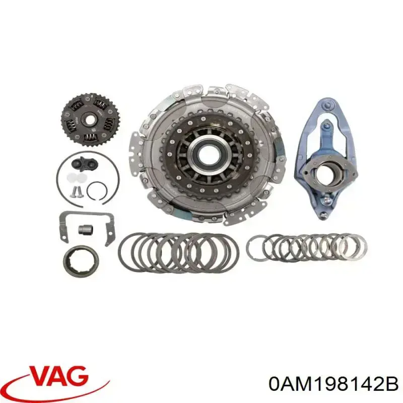 Комплект зчеплення (3 частини) VAG 0AM198142B ціна, від 625.69 USD
