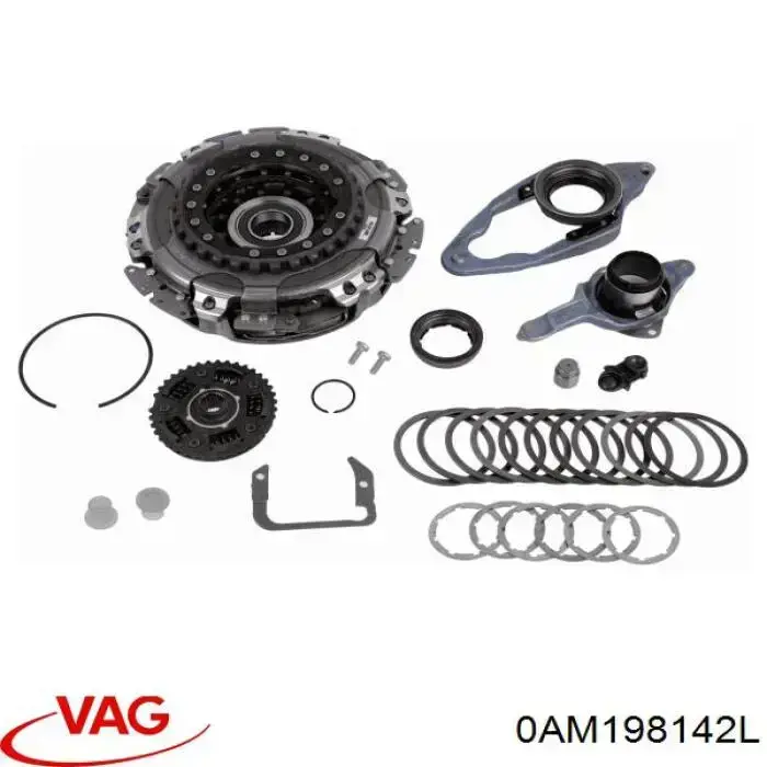 Комплект зчеплення (3 частини) VAG 0AM198142L ціна, від 613.42 USD