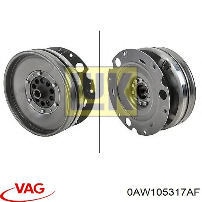 Маховик двигуна VAG 0AW105317AF ціна, від  USD
